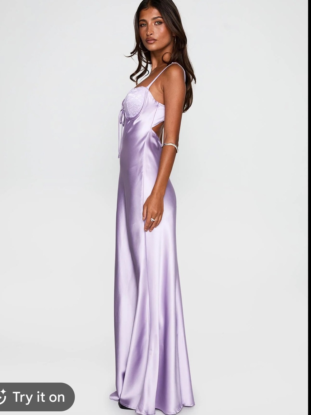 NWT Princess Polly Fadyen Bias Cut Out Maxi Dress